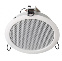 Haut-parleur plafond 2 voies en métal - 10/5/2,5 Watts/100 Volts