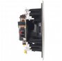 Haut-parleur plafond métal blanc 2 voies encastrables - 20/10/5 Watts/100 Volts