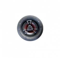 Haut-parleur plafond métal blanc 2 voies encastrables - 20/10/5 Watts/100 Volts