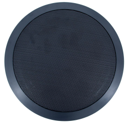 Haut-parleur plafond 6" noir - 6/3 Watts / 100 Volts