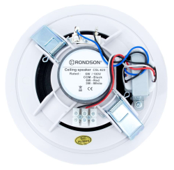 Haut-parleur plafond 6" blanc - 6/3 Watts / 100 Volts