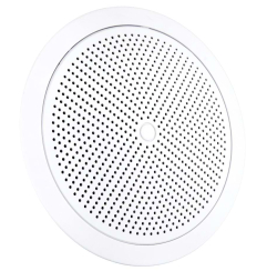 Haut-parleur plafond blanc tropicalisé 10/5W / 100V / 6.5" - IP66