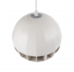Sphère omnidirectionnelle blanche à suspendre - 20/10/5 Watts / 100 V **New**
