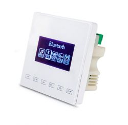 Amplificateur mural 2 x 15W en 8 Ω avec lecteur bluetooth, USB