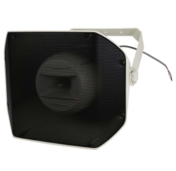 Projecteur de son à pavillon 2 voies, 50/25/12,5/9/4,5/2,6 W/100V  IP66