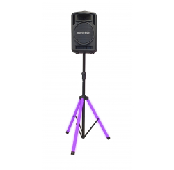 Pied télescopique acier et ABS flexible 35 mn pour enceinte < 30 Kgs affichage LED