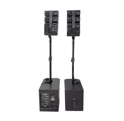 Kit sono 820W avec 2 Enceintes colonnes amplifiées et subwoofer multimédia Bluetooth