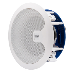 Paire haut-parleurs encastrés blanc 2 voies 80W 8 Ohms