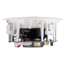 Paire haut-parleurs encastrés blanc 2 voies 80W 8 Ohms