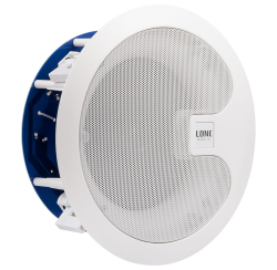 Paire haut-parleurs encastrés blanc 2 voies 80W 8 Ohms