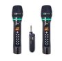Double microphone sans fil avec un récepteur Bluetooth indépendant jack 6,35