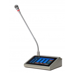 Pupitre Micro avec écran tactille couleur - Multizones - pour amplis-préamplificateurs IP