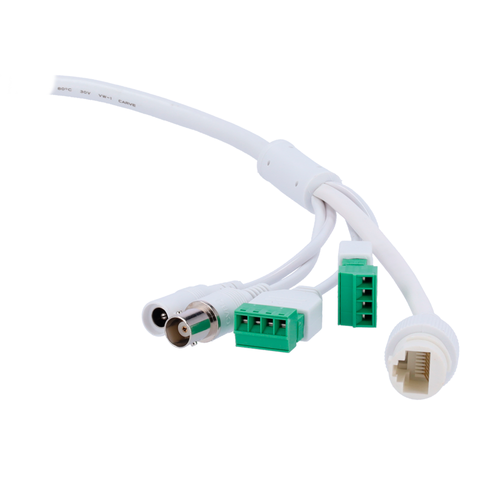 Caméra Dome IP 4 Mégapixel 1/3" Capteur Progressive Scan CMOS Détection de mouvement 2.0 des personnes et des véhicules Objectif Varifocal 2.8~12 mm Compression H.265+ Audio / Alarmes / PoE+