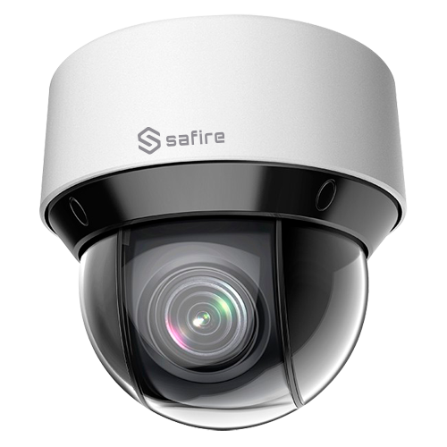 Caméra motorisée IP Ultra Low Light 2 Mégapixel 1/2.8” Progressive Scan CMOS Compression H.265+/ H.265 / H.264+/ H.264 Objectif 4.8~120 mm (25X) Auto Iris IR Portée 50 m | Audio | Alarmes Smart Tracking: Autotracking et par événement