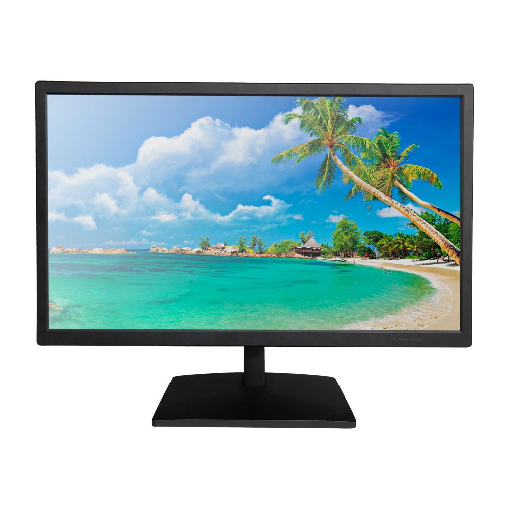 Moniteur SAFIRE LED 22" 4N1 Conçu pour la vidéosurveillance HDMI, 2 BNC + sortie looping Résolution 1920x1080 Filtre de réduction de bruit Faible consommation 
