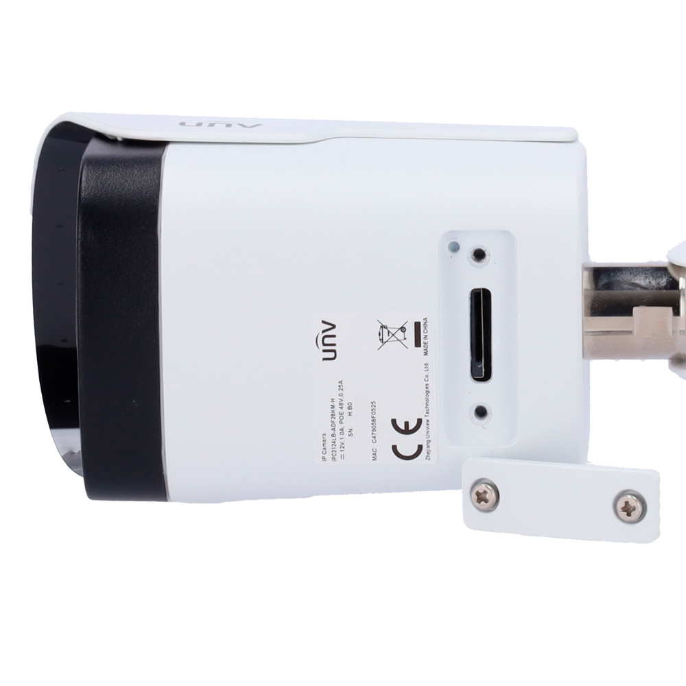 Caméra IP 4 Megapixel Gamme Easy 1/2.7" Progressive Scan CMOS Objectif 2.8 mm IR LEDs Portée 30 m Interface WEB, CMS, Smartphone et NVR