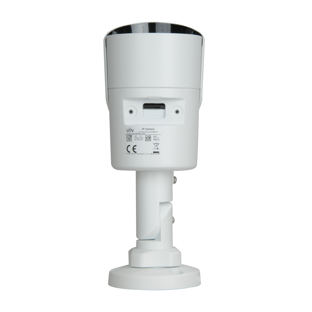 Caméra IP 5 Megapixel Gamme Easy 1/2.7" Progressive Scan CMOS Objectif 2.8 mm IR LEDs Portée 30 m Interface WEB, CMS, Smartphone et NVR