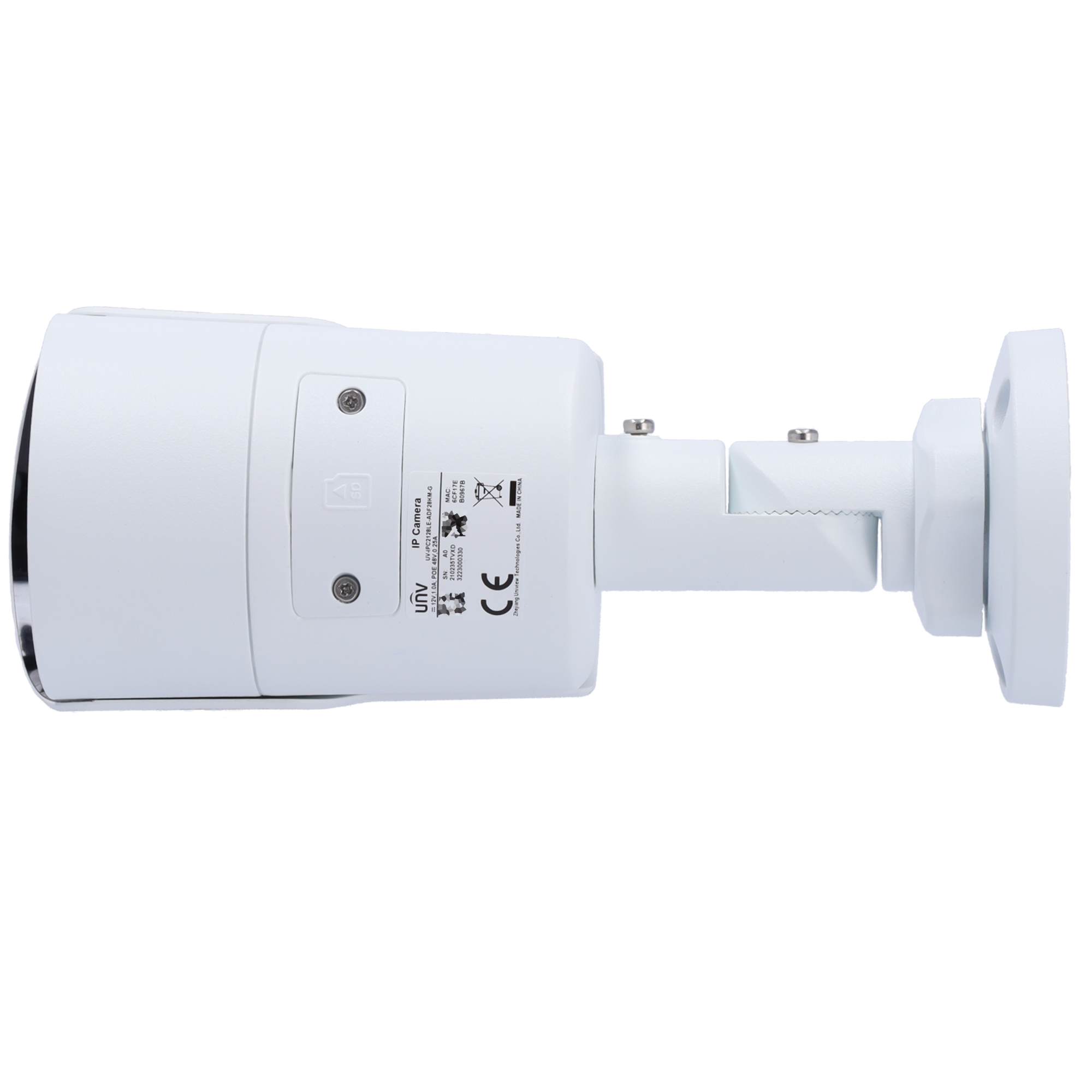 Caméra IP 8 Mégapixel - Gamme Easy - 1/2.7" Progressive Scan CMOS - Objectif 2.8 mm - IR LEDs Portée 50 m - Interface WEB, CMS, Smartphone et NVR