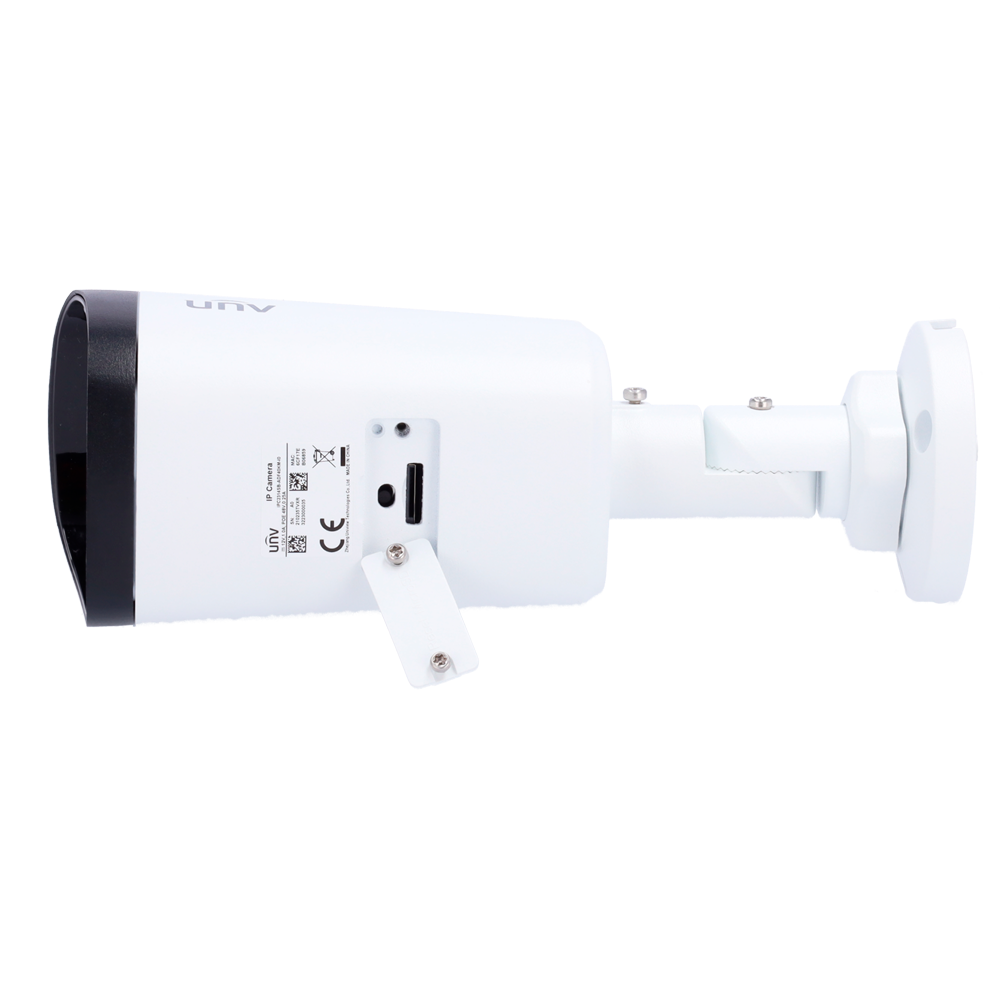 Caméra IP 4 Megapixel - Gamme Prime - Objectif 4 mm / WDR - Portée des LEDs IR 80 m | Microphone intégré - Algorithme IA | évite les fausses alarmes - Interface WEB, CMS, Smartphone et NVR