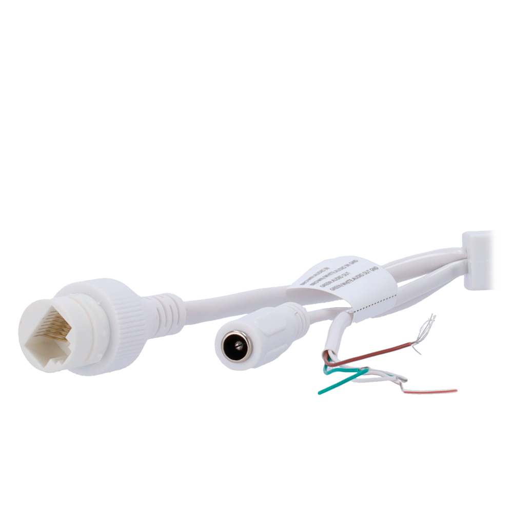 Caméra IP 2 Megapixel Gamme Prime 1/2.8" Progressive Scan CMOS Objectif 2.8 mm - IR LEDs Portée 30 m - Audio SIP, Smart Intrusion Prevention Comptage de personnes dans la zone WDR 120dB Microphone intégré Mode couloir