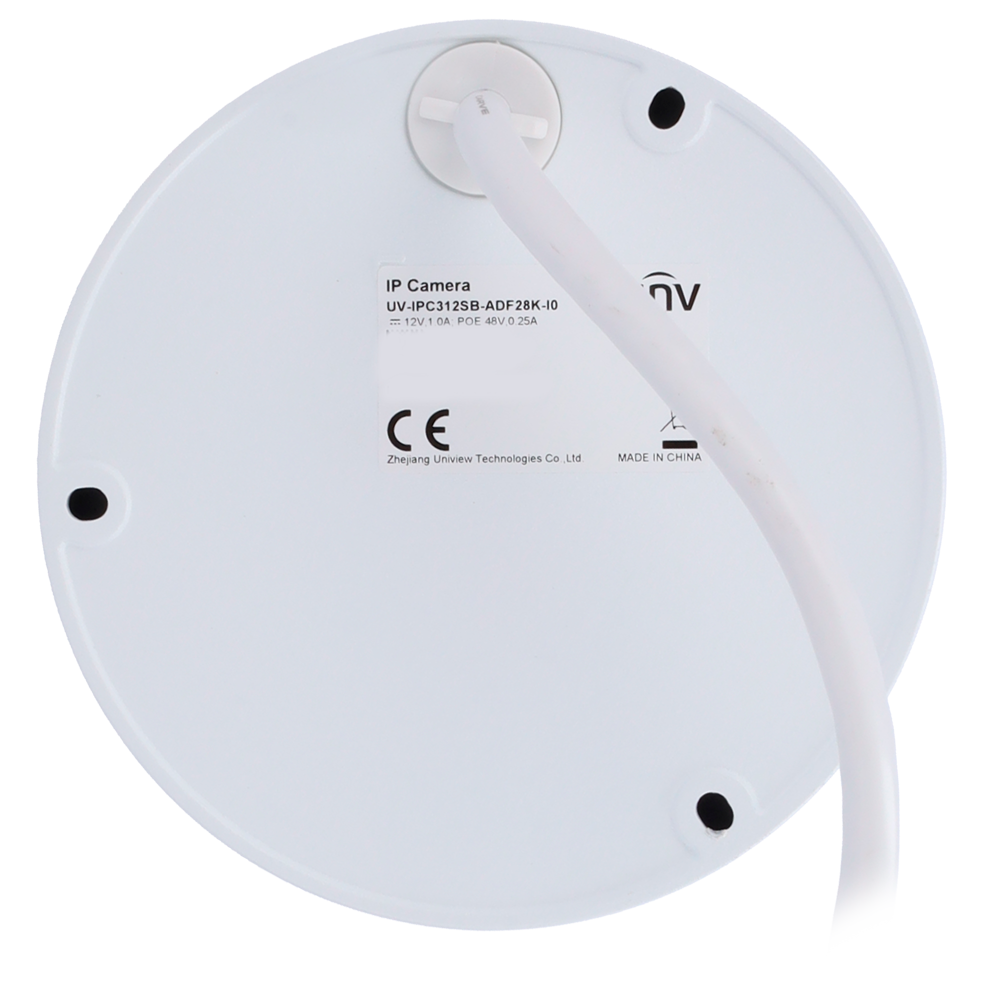 Caméra IP 2 Megapixel Gamme Prime 1/2.8" Progressive Scan CMOS Objectif 2.8 mm - IR LEDs Portée 30 m - Audio SIP, Smart Intrusion Prevention Comptage de personnes dans la zone WDR 120dB Microphone intégré Mode couloir