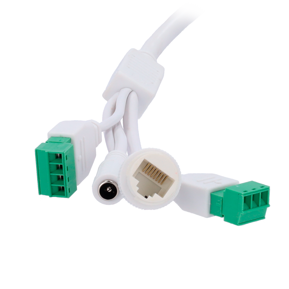 Caméra IP Gamme Prime II DOUBLE OBJECTIFS 2 x 4 Mégapixel 2 x 1/3.0" Progressive Scan CMOS 2 Objectifs de 2.8 mm | LED IR Portée 30 m SIP | Comptage de personnes | UMD 2 Microphones intégrés