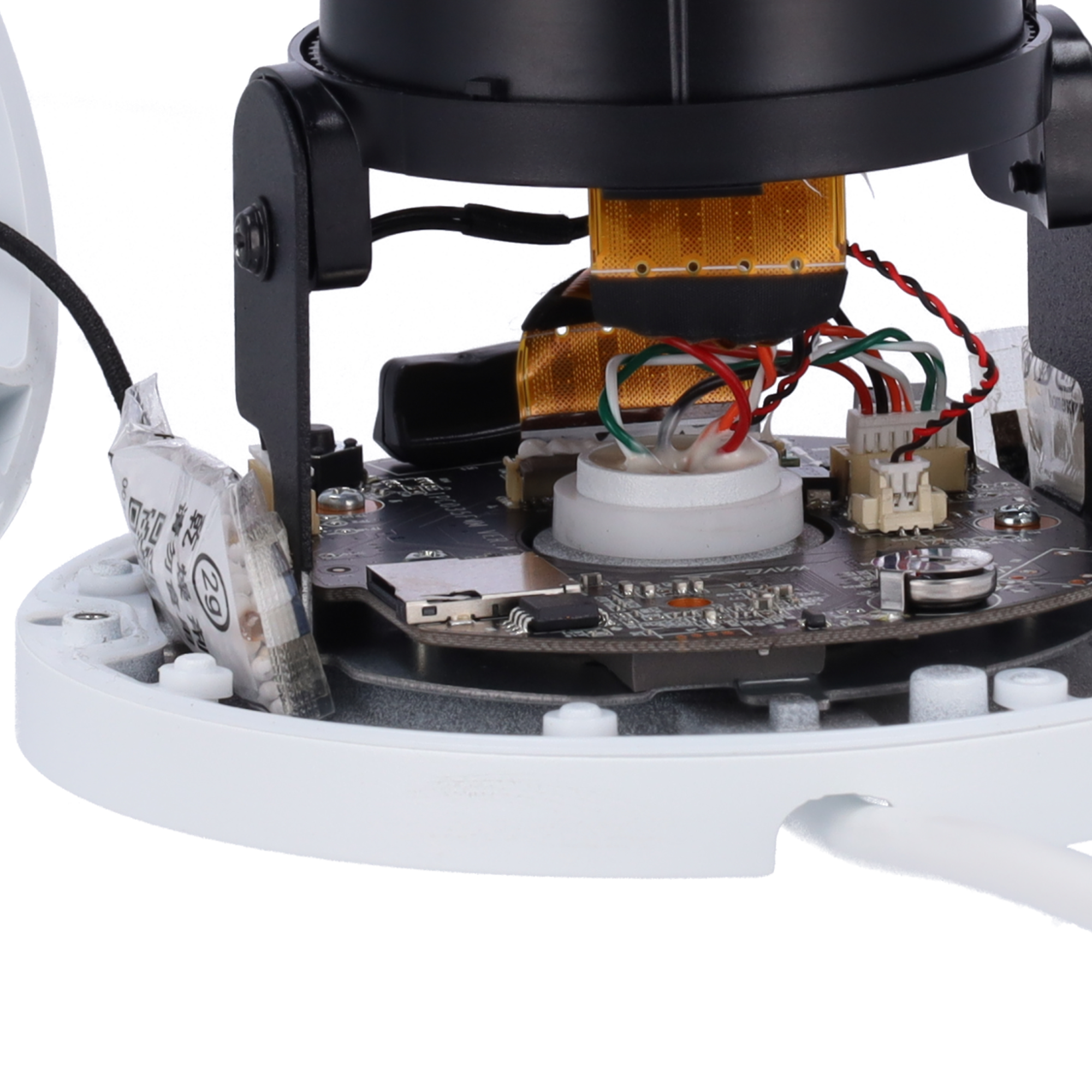 Caméra mini dôme IP-HD WIFI Antenne wifi cachée 2.4Ghz Sécurité WPA2-PSK Résolution Max 1920x1080px Objectif fixe 2.8mm Infrarouge Max 30m H.265/H264/MJPEG Triple flux 3D-DNR IP67 ONVIF