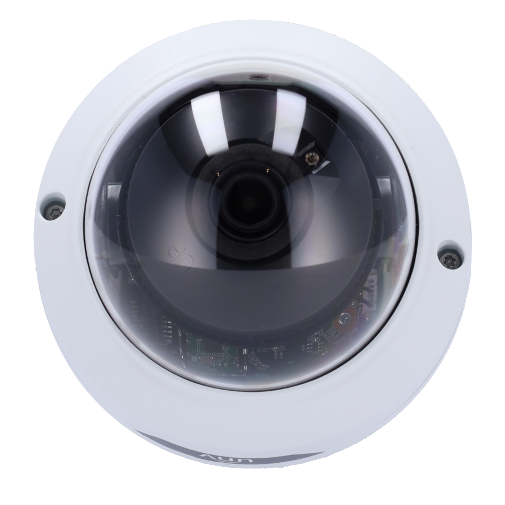 Caméra Dome IP 2 Mégapixels Objectif 2.8 mm / WDR 120dB IR LEDs Portée 30 m Algorithme IA | Évite les fausses alarmes Interface WEB, CMS, Smartphone et NVR