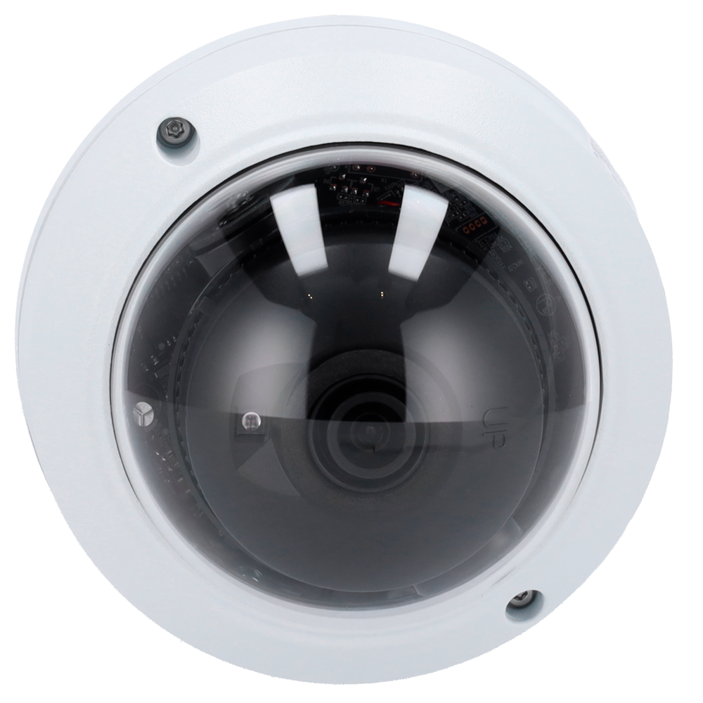 Caméra IP 4 Megapixel Gamme EasyBasic 1/2.9" CMOS à balayage progressif Objectif 2.8 mm IR LEDs Portée 30 m Ultra Motion Detection (UMD) Interface WEB, CMS, Smartphone et NVR