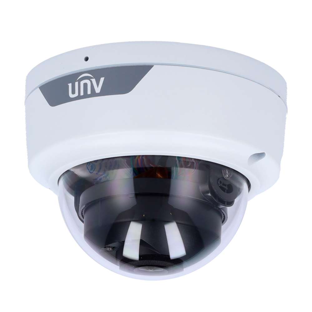 Caméra IP 5 mégapixels Gamme Prime-II Objectif 2,8 mm LED IR Portée 40 m - Algorithme AI audio et alarmes - Récupération des couleurs, interface WEB, CMS, Smartphone et NVR