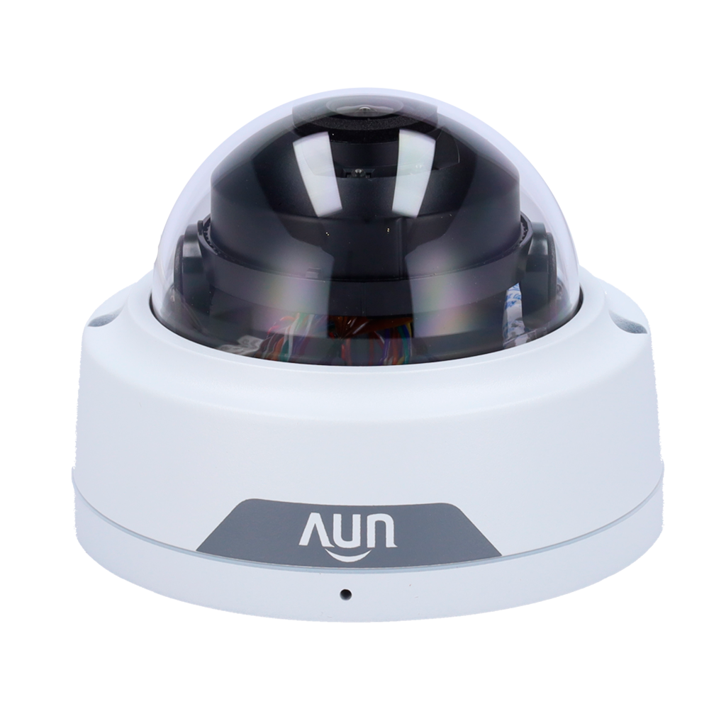 Caméra IP 5 mégapixels Gamme Prime-II Objectif 2,8 mm LED IR Portée 40 m - Algorithme AI audio et alarmes - Récupération des couleurs, interface WEB, CMS, Smartphone et NVR