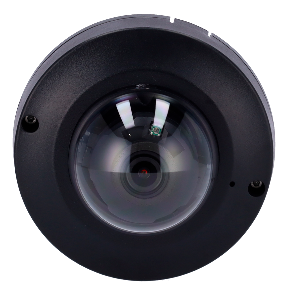 Caméra dôme IP Uniview - Gamme Prime 4 MP | Objectif 2.8 mm | microSD 512 Go IR 30 m | WDR 120 dB Light Hunter : Comptage de personnes PoE | UMD | SIP | Couleur noire Bouton de réinitialisation | Audio | Alarme
