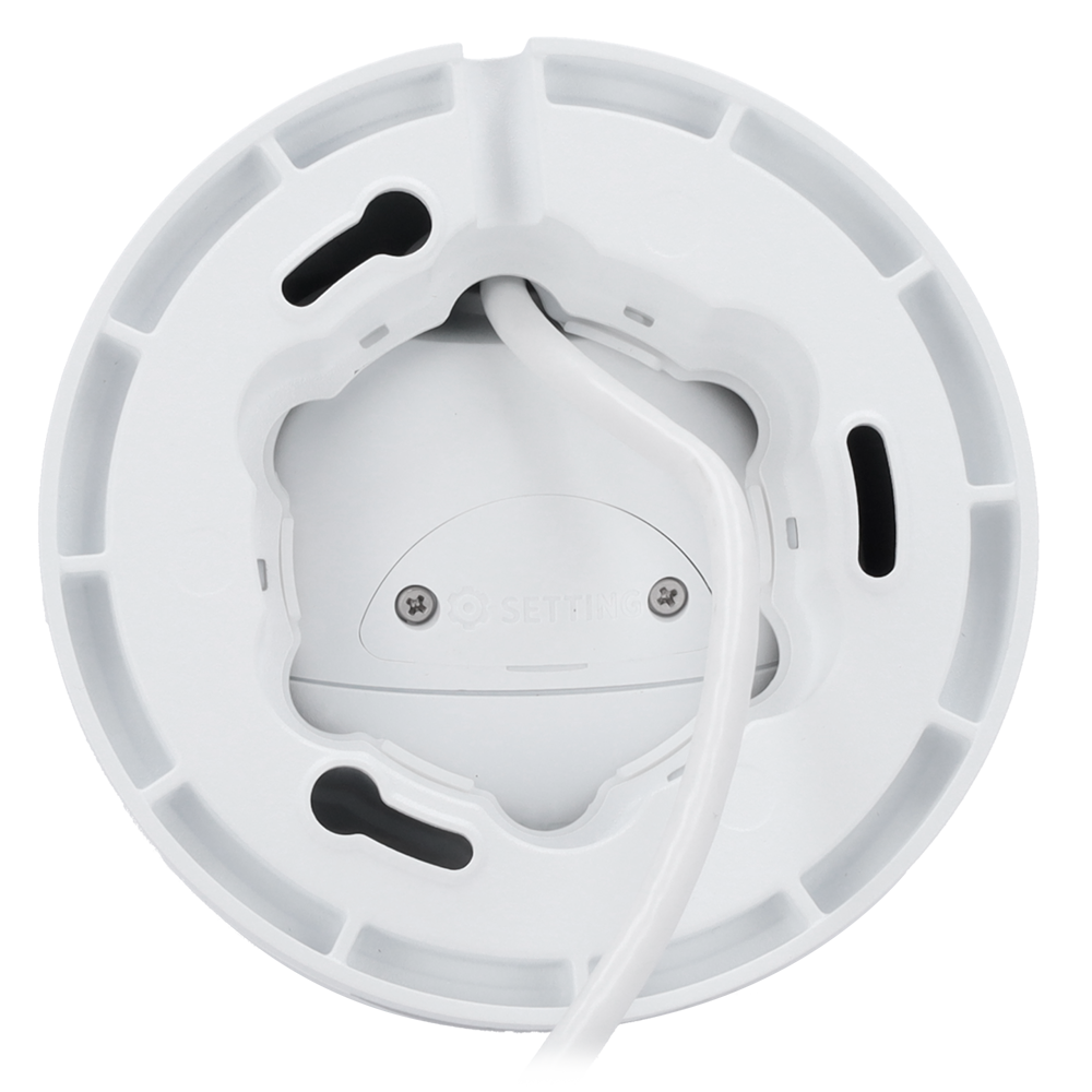 Caméra IP 4 Megapixel Gamme Prime Objectif 2.8 mm / WDR / carte microSD Led lumière blanche 30m ColorHunter, image couleur 24/7 Interface WEB, CMS, Smartphone et NVR Imperméabilité IP67