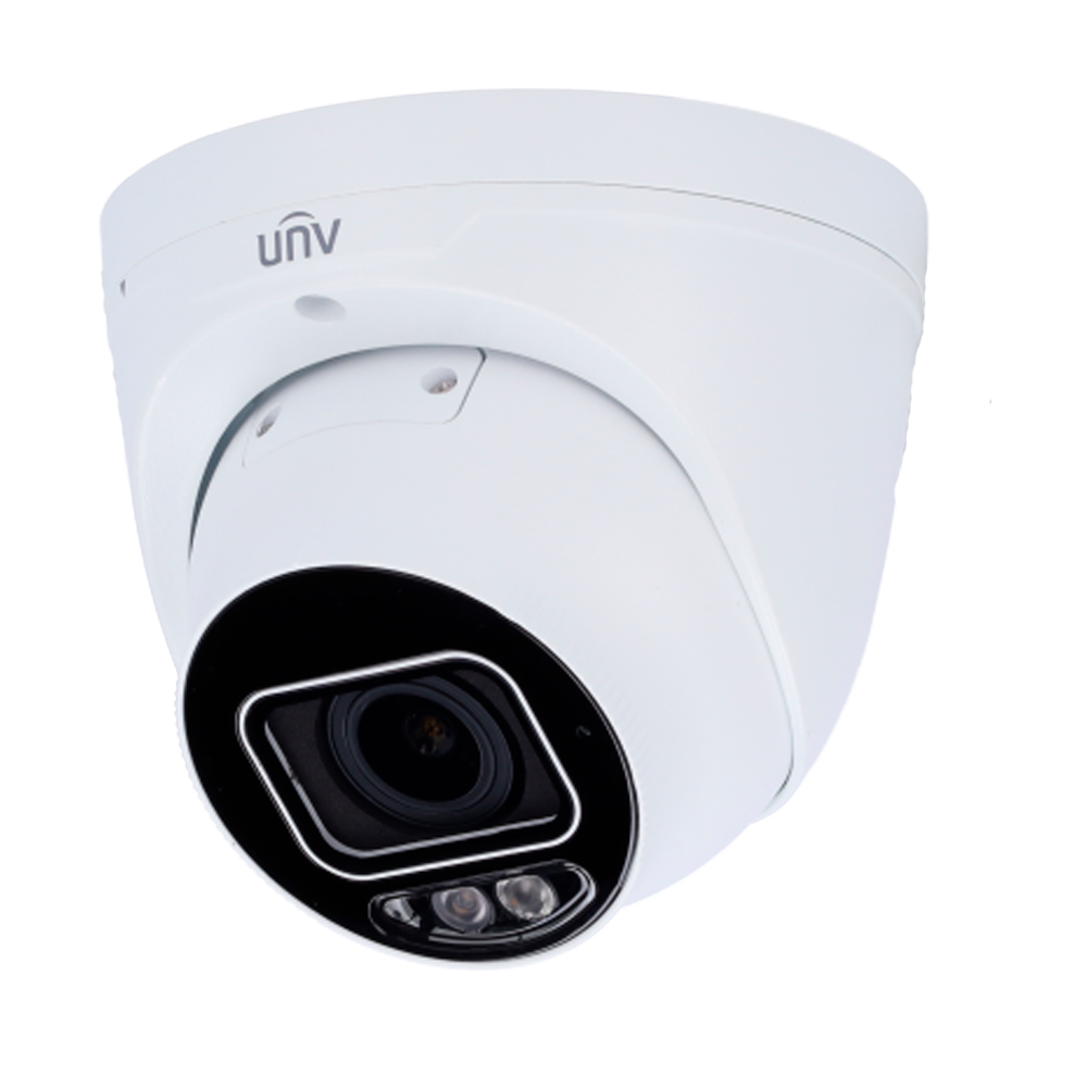 Caméra IP 4 Mégapixel - Gamme Prime - 1/1.8" ; Progressive Scan CMOS - Objectif motorisé AF 2.8-12 mm - LED IR Portée 40 m | Portée lumière blanche 30 m ColorHunter - Interface WEB, CMS, Smartphone et NVR