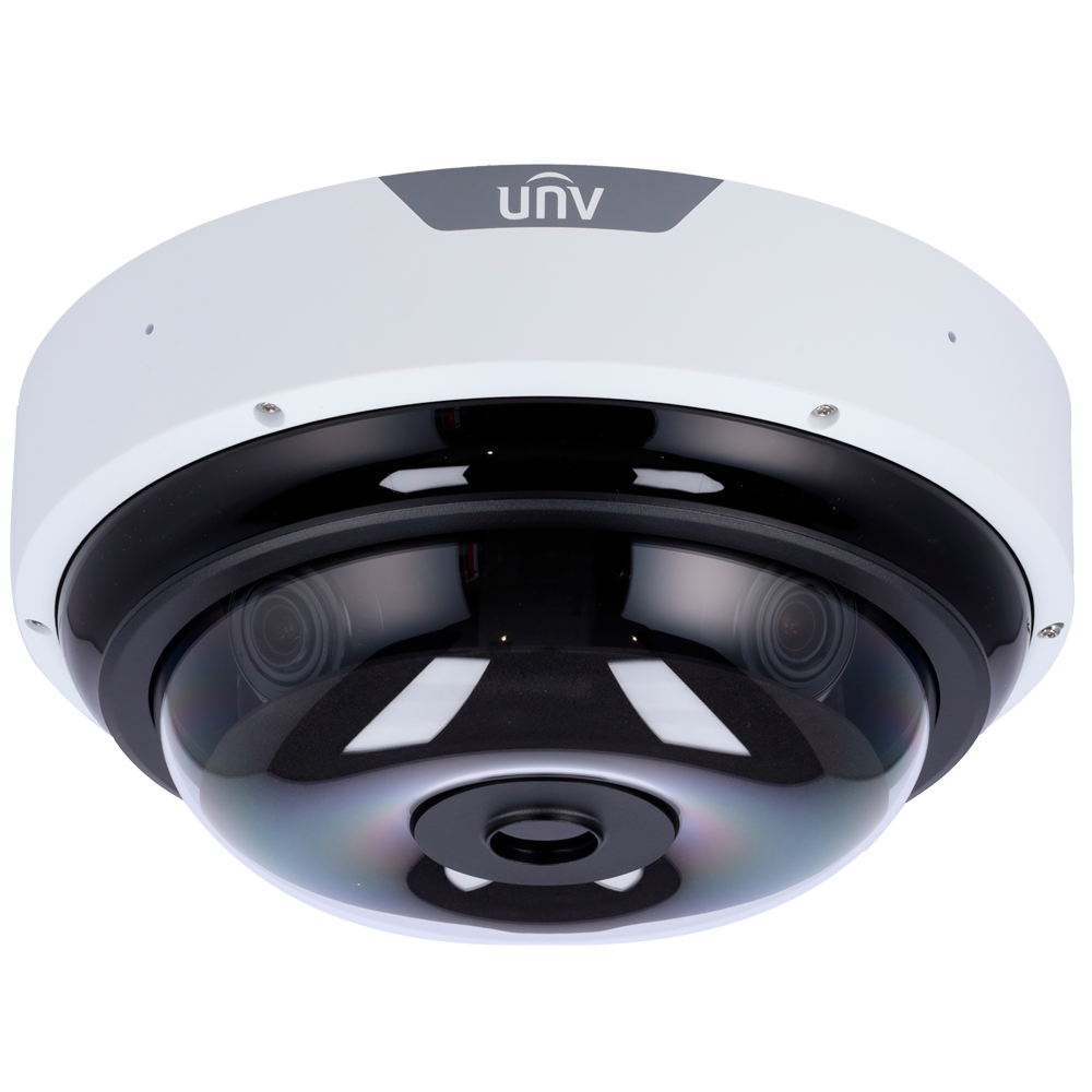 Caméra IP panoramique Multivue de 20 mégapixels 4X5 Mpx 2,7-13,5mm varifocal motorisé Gamme Pro  1/2,7" LightHunter SIP WDR 130dB IR 50m CMS, Smartphone et NVR