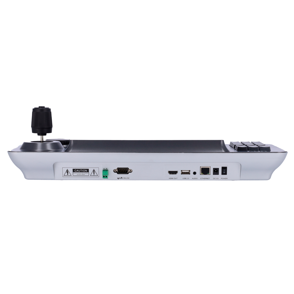 Clavier IP Uniview - Ecran tactile capacitif 10,1" (1280x800) - Interface IP/RS-232/RS-485 - Commande par Joystick 4D - Sortie HDMI - Affichage de 8 canaux simultanés