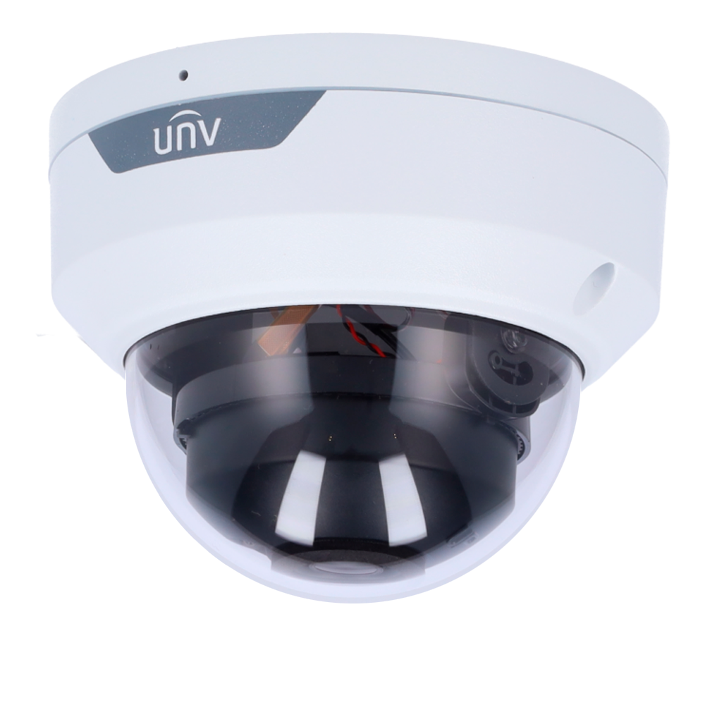 Kit de vidéosurveillance Uniview - Connexion Ethernet et WiFi - NVR 4 canaux IP - 4 caméras dômes IP67 - Plug & play - Interface WEB, CMS, Smartphone et NVR