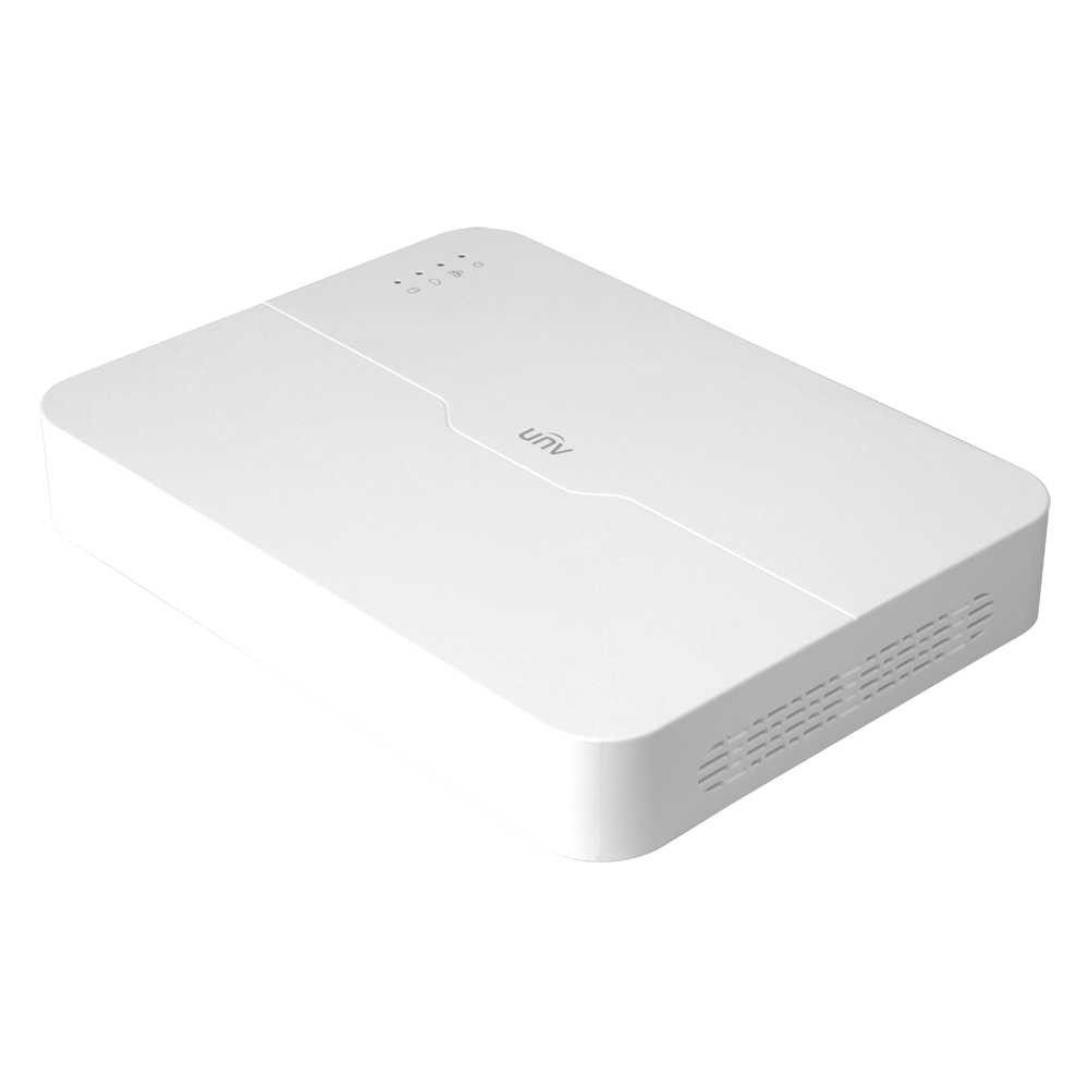 Enregistreur IP 8 voies  Compression Ultra 265/264  POE 8 ports  Encodage 60 Mbps  Décodage 64 Mbps  IPC Max 8MP  Réseau 10M/100M  HDMI 4K + VGA  Boitier light 1 SATA Max 6To  2 USB  ONVIF Garantie 36 mois