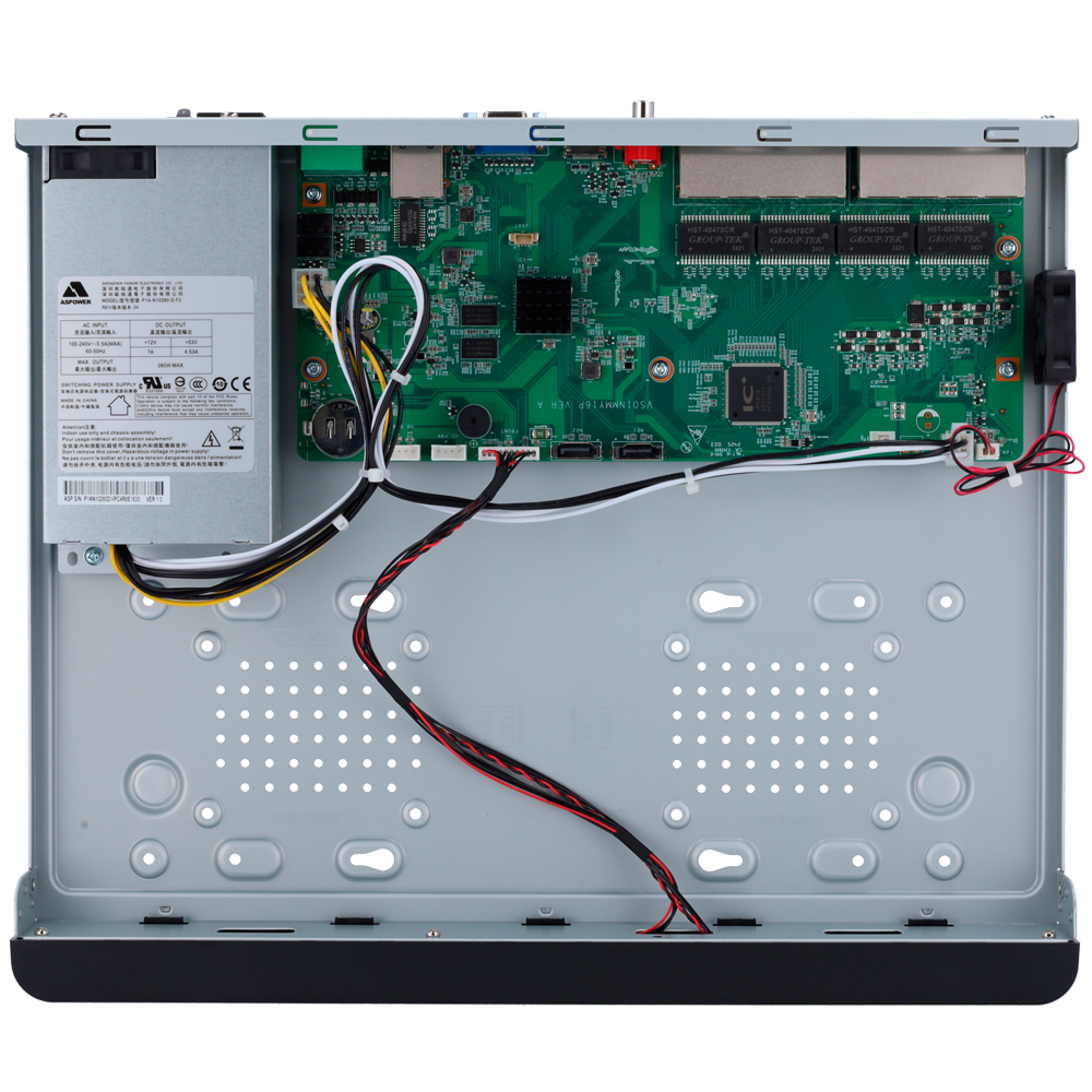 Gamme Easy d'Uniview - Enregistreur NVR pour caméra IP - Résolution jusqu'à 12Mpx - 16CH vidéo / Compression Ultra265 / 16CH PoE - Bande passante 160Mbps | Prend en charge 2HDD - SIP jusqu'à 2CH | AcuSearch