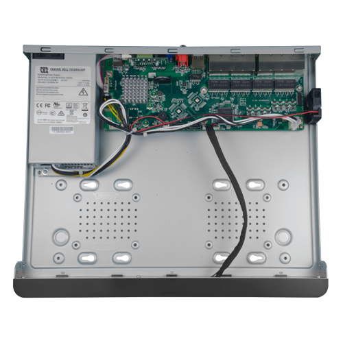 Enregistreur IP 16 voies  Compression Ultra 265/264  POE 16 ports 240W  Fonction Ultra POE+ 30W  Encodage 160 Mbps  Décodade 64 Mbps  IPC Max 8MP  Réseau 10M/100M/1000M  HDMI 4K + VGA  Boitier pro  Rackable avec option Garantie 36 mois