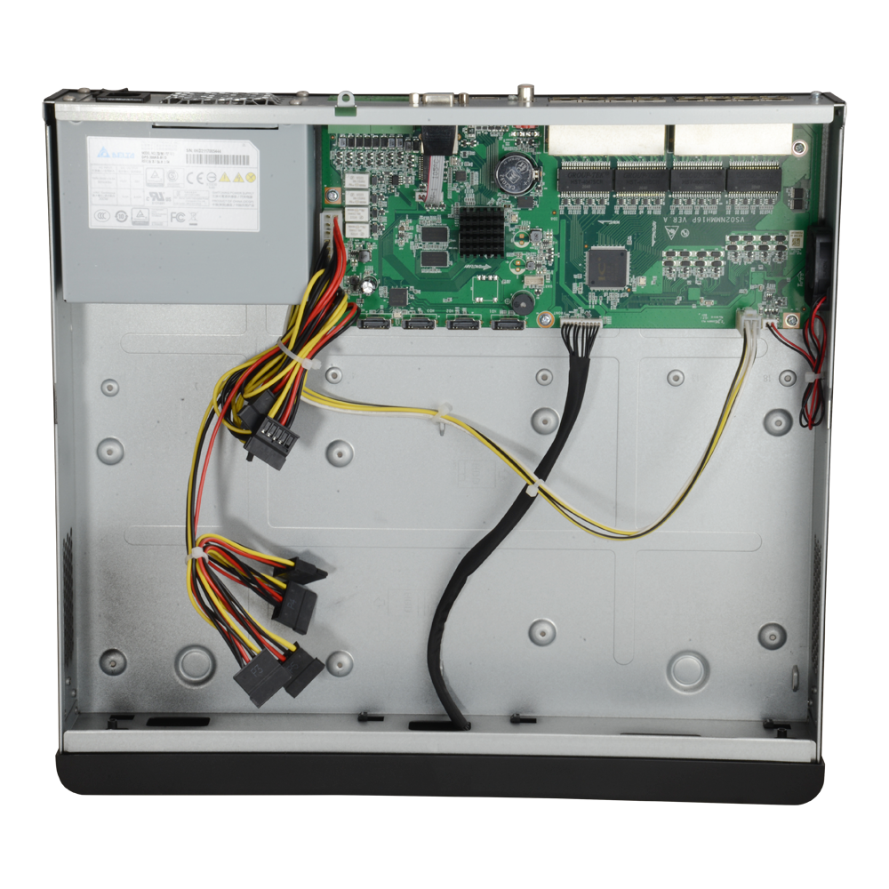 Enregistreur NVR pour caméra IP - Gamme Easy - 32 CH vidéo  / Compression Ultra 265 - 16 canaux PoE - Bande passante 160 Mbps - Supporte 4 disques durs