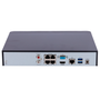 Enregistreur NVR pour caméra IP - Gamme Prime - 4 CH vidéo  / Compression Ultra H.265 - 4 Canaux PoE - Résolution maximale 8Mpx - Bande passante 80 Mbps - Support 1 disque dur