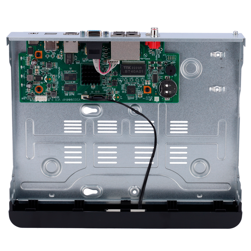 Enregistreur NVR pour caméra IP - Gamme Prime - 4 CH vidéo  / Compression Ultra H.265 - 4 Canaux PoE - Résolution maximale 8Mpx - Bande passante 80 Mbps - Support 1 disque dur