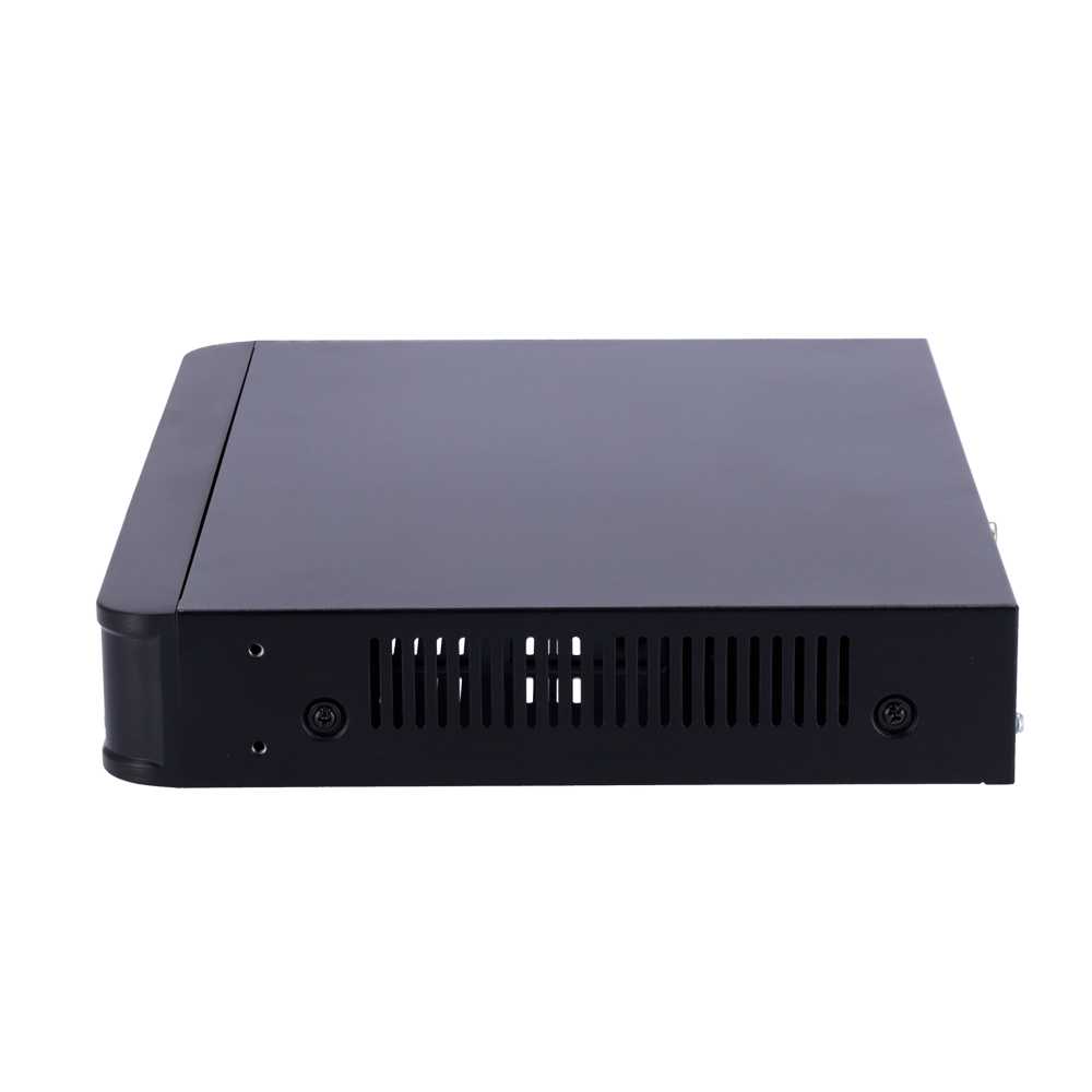 Enregistreur NVR pour caméra IP - Gamme Prime - 4 CH vidéo  / Compression Ultra H.265 - Résolution maximale 8Mpx - Bande passante 80 Mbps - Support 1 disque dur
