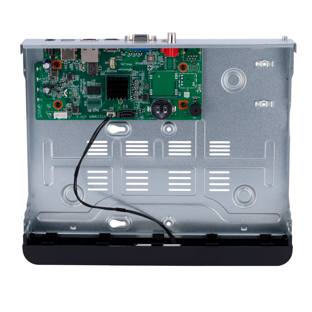 Enregistreur NVR pour caméra IP - Gamme Prime - 8 CH vidéo  / Compression Ultra H.265 - Résolution maximale 8Mpx - Bande passante 80 Mbps - Support 1 disque dur