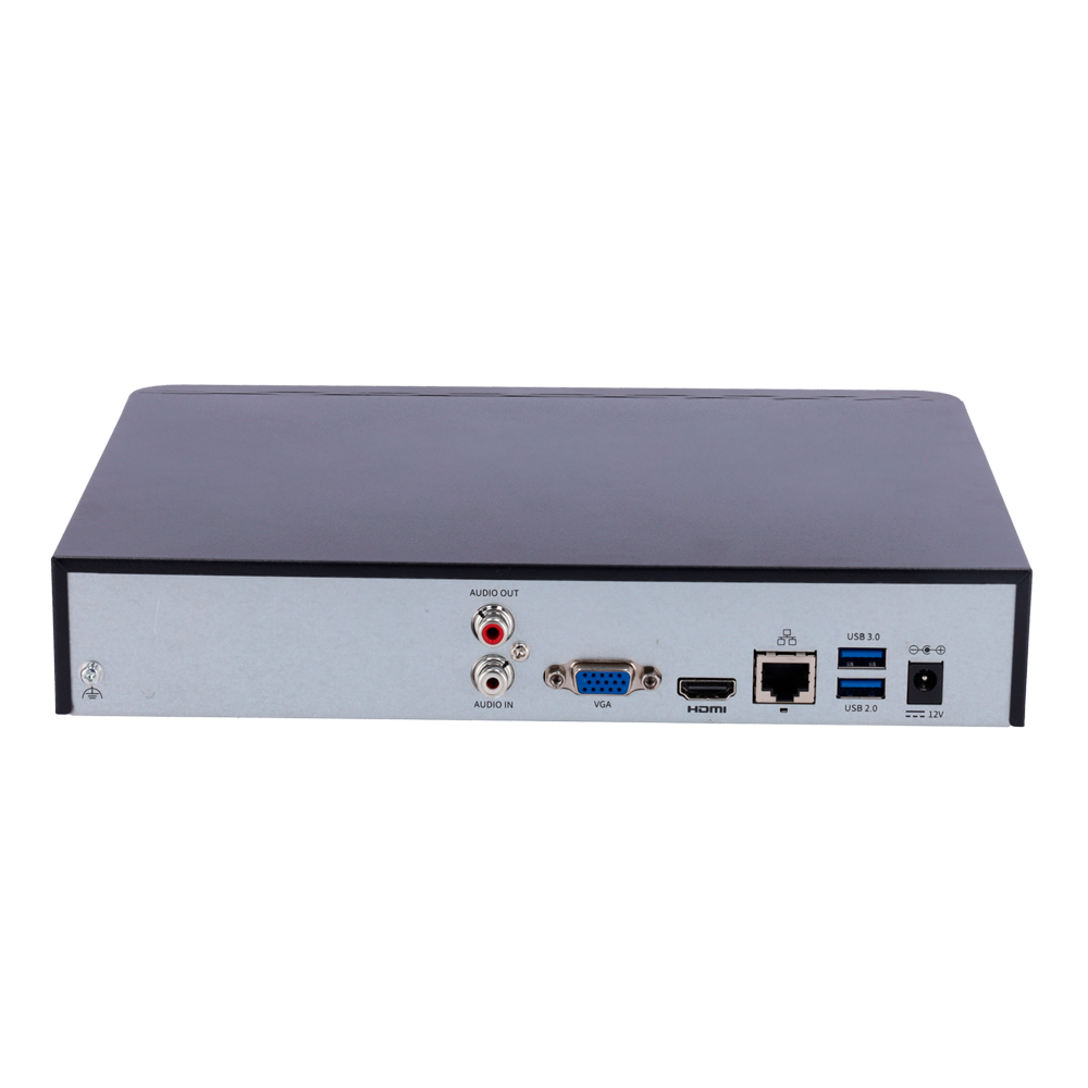 Enregistreur NVR pour caméra IP - Gamme Prime - 16 CH vidéo  / Compression Ultra H.265 - Résolution maximale 8Mpx - Bande passante 80 Mbps - Support 1 disque dur