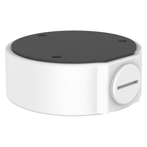 Boite de connexions Pour caméras dôme Convient pour une utilisation en extérieur Installation dans un plafond ou un mur Passage de câble Couleur blanche