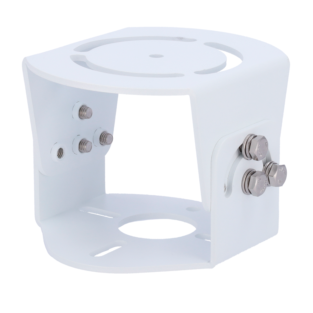 Support de poteau - Pour caméras 2D - Convient pour un usage extérieur / intérieur - Couleur blanche