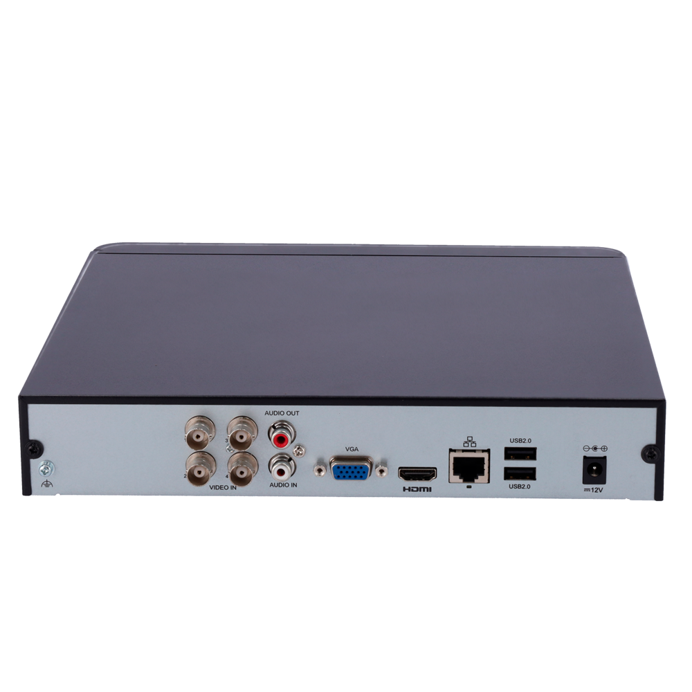 Enregistreur 5n1 - Uniview  - 4 CH HDTVI / HDCVI / AHD / CVBS + 2 extra IP - Audio  - Support 1 disque dur