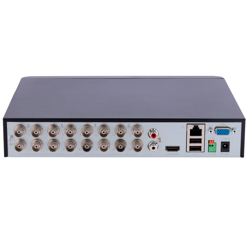 Enregistreur vidéo 5n1 Uniview - Gamme Easy - 16 CH HDTVI / HDCVI / AHD / CVBS + 8 extra IP - Audio  - Support 1 disque dur
